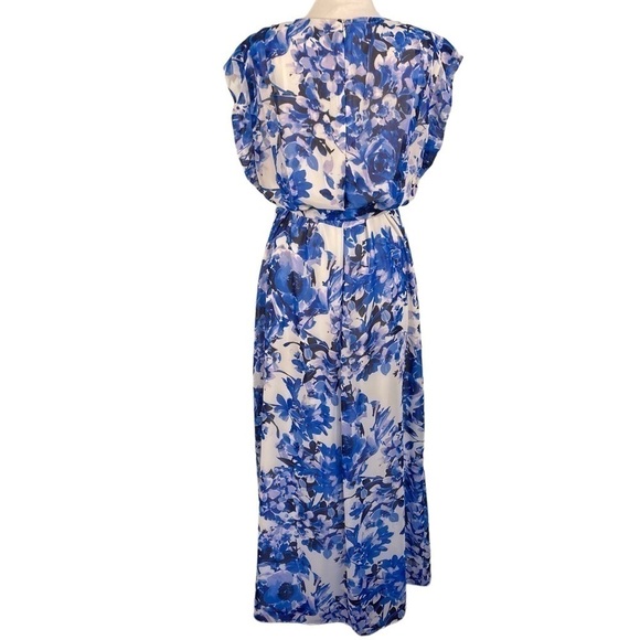 High-Low Faux-Wrap Dress | Sz 14 - Picture 3 of 11